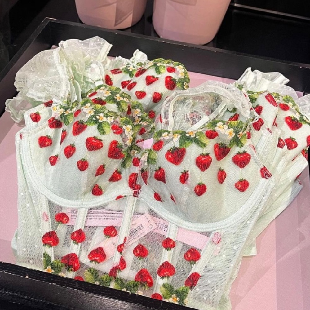 Strawberry corset